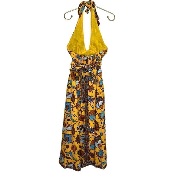 NEW Love The Label Ivy Dress in Sam Yellow XS Halter Midi - Picture 6 of 14